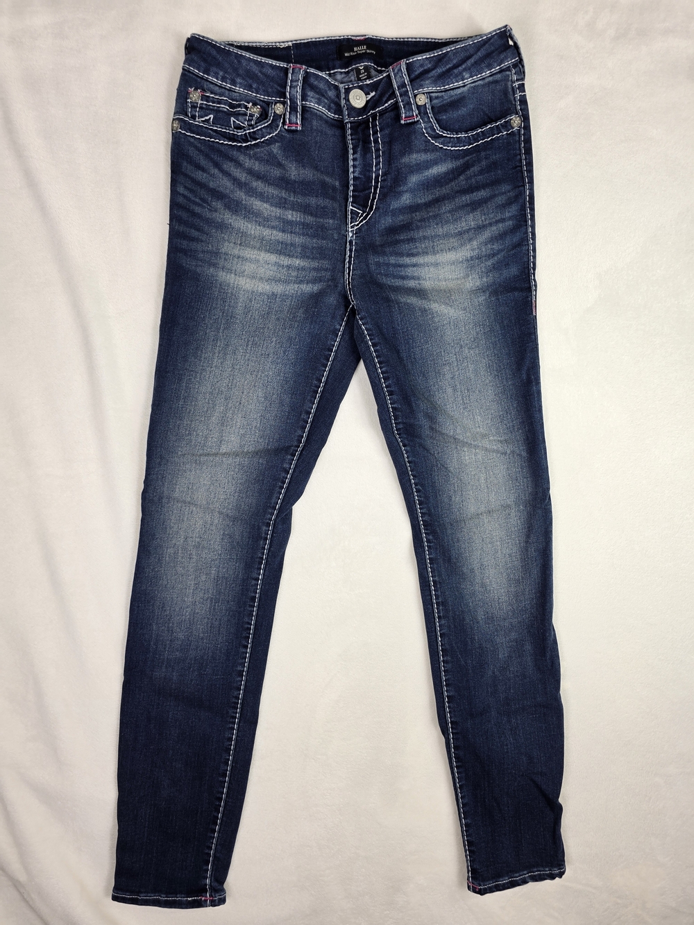 True Religion Halle Mid-Rise Super Skinny Super T